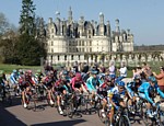 Frank and Andy Schleck in the peloton during the first stage of Paris-Nizza 2007
